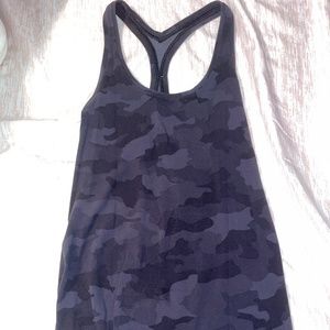 Black Camo Lululemon Nulu Tank